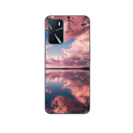 Husa Oppo A16 Silicon Gel Tpu Model Pink Clouds