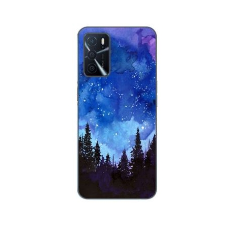 Husa Oppo A16 Silicon Gel Tpu Model Night Forest