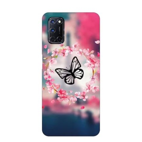 Husa Silicon Compatibila Cu Oppo A16 Butterfly