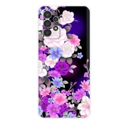 Husa Silicon Compatibila Cu Samsung A53 5G, Flowers