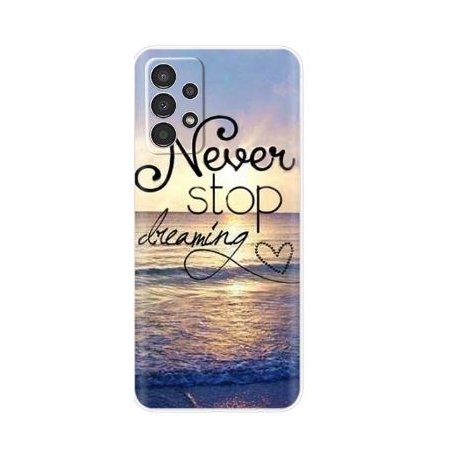 Husa Silicon Compatibila Cu Samsung A53 5G, Never Stop