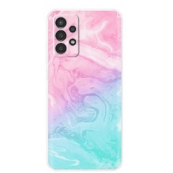 Husa Silicon Compatibila Cu Samsung A53 5G, Pink & Blue