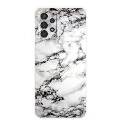 Husa Silicon Compatibila Cu Samsung A53 5G, Marmura alba