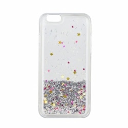 Husa HUAWEI P8 Lite 2017 / P9 Lite 2017 - Glitter Lichid (Argintiu)