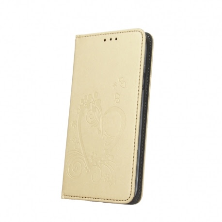 Husa SAMSUNG Galaxy J3 2017 - Smart Stamp (Auriu - Heart)