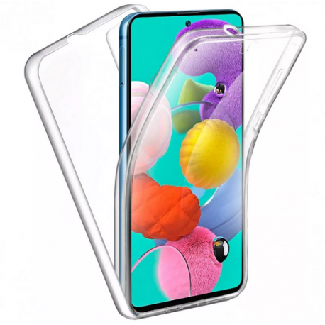 Husa Fully PC 360°, transparenta, compatibila cu Xiaomi Redmi 9A