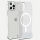 Husa Magsafe compatibila cu Apple iPhone 13 Mini, Transparenta, functie incarcare wireless