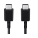 Incarcator de priza USB-C cu cablu Type C to Type C, compatibil cu Samsung Galaxy F13, 25W, negru, 1 metru