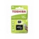 Card MicroSD 16GB + Adaptor (Clasa 10) M203 Toshiba