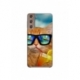 Husa personalizata HQPrint pentru Samsung Galaxy S22 Plus, model Cool Cat, multicolor, S1D1M0031