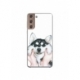 Husa personalizata HQPrint pentru Samsung Galaxy S22 Plus, model Fluffy Dog, multicolor, S1D1M0033