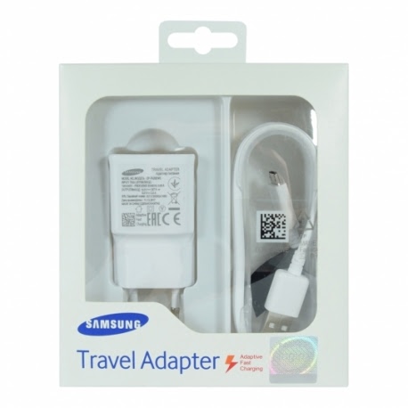 Incarcator Compatibil Fast Charge 2A SAMSUNG EP-TA20EWE + Cablu MicroUSB (Alb)