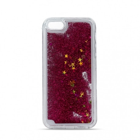 Husa SAMSUNG Galaxy J3 2017 - Glitter Lichid (Rosu)