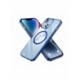 Husa HQ MagSure compatibila cu Apple iPhone 13 Pro Max, Albastru Inchis, incarcare wireless