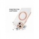 Husa HQ MagSure compatibila cu Apple iPhone 14, Rose Gold, incarcare wireless