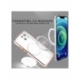 Husa HQ MagSure compatibila cu Apple iPhone 14, Rose Gold, incarcare wireless