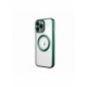 Husa HQ MagSure compatibila cu Apple iPhone 11, Verde Inchis, incarcare wireless