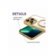 Husa HQ MagSure compatibila cu Apple iPhone 13, Auriu, incarcare wireless