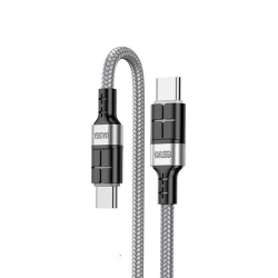 Cablu KAKU KSC-696, Type C – Type C, 1.2 Metri 60W, Negru, Ultra Fast-Charging