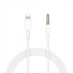 Cablu Universal Audio AUX Lightning la Jack 3.5 mm, Conectare iPhone Auxiliar, 1 Metru