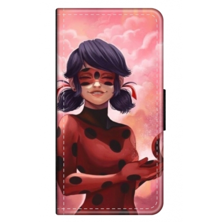 Husa personalizata tip carte HQPrint pentru Xiaomi Redmi 8, model Buburuza, multicolor, S1D1M0025