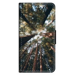 Husa personalizata tip carte HQPrint pentru Xiaomi Redmi 8, model Tree perspective, multicolor, S1D1M0079