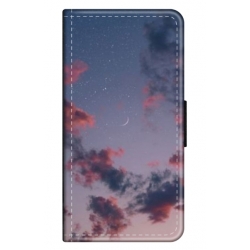 Husa personalizata tip carte HQPrint pentru Xiaomi Redmi 8, model Moody Sky, multicolor, S1D1M0146