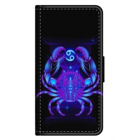 Husa personalizata tip carte HQPrint pentru Samsung Galaxy A02S, model Cancer, multicolor, S1D1M0147