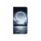 Husa personalizata tip carte HQPrint pentru Samsung Galaxy A02S, model Moon Sky, multicolor, S1D1M0228