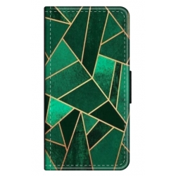 Husa personalizata tip carte HQPrint pentru Samsung Galaxy A02S, model Emerald, multicolor, S1D1M0287