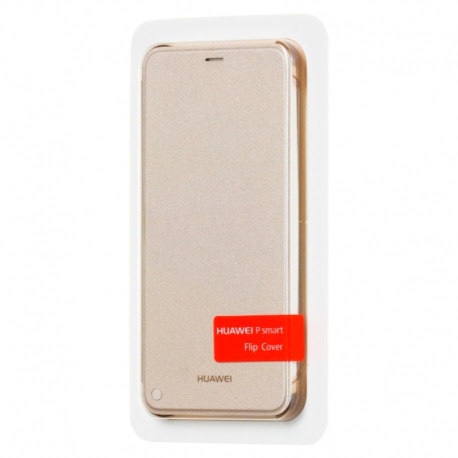 Husa Originala HUAWEI P Smart - Flip Cover (Auriu)