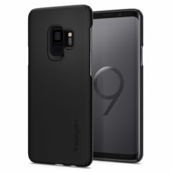 Husa SAMSUNG Galaxy S9 - Thin Fit (Negru) Spigen