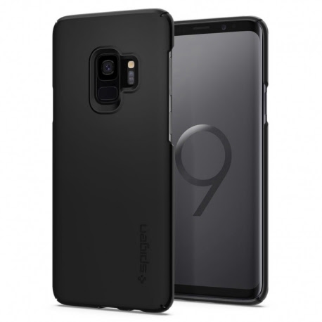 Husa SAMSUNG Galaxy S9 - Thin Fit (Negru) Spigen