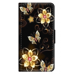Husa personalizata tip carte HQPrint pentru Samsung Galaxy A12, model Butterfly 5, multicolor, S1D1M0042