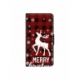 Husa personalizata tip carte HQPrint pentru Samsung Galaxy A12, model Merry Christmas Reindeer 2, multicolor, S1D1M0050