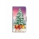 Husa personalizata tip carte HQPrint pentru Samsung Galaxy A12, model Christmas Tree 1, multicolor, S1D1M0057