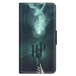 Husa personalizata tip carte HQPrint pentru Samsung Galaxy A12, model Harry Potter 3, multicolor, S1D1M0091