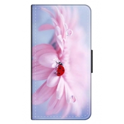 Husa personalizata tip carte HQPrint pentru Samsung Galaxy A12, model Flowers 5, multicolor, S1D1M0114