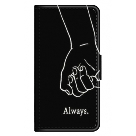 Husa personalizata tip carte HQPrint pentru Samsung Galaxy A12, model Always and Forever 1, multicolor, S1D1M0279