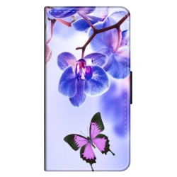 Husa personalizata tip carte HQPrint pentru Samsung Galaxy A12 5G, model Butterfly 2, multicolor, S1D1M0029
