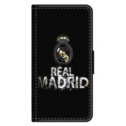 Husa personalizata tip carte HQPrint pentru Samsung Galaxy A12 5G, model Real Madrid 2, multicolor, S1D1M0154