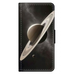 Husa personalizata tip carte HQPrint pentru Samsung Galaxy A12 5G, model Planet 2, multicolor, S1D1M0348