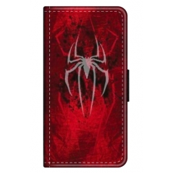 Husa personalizata tip carte HQPrint pentru Samsung Galaxy A14 5G, model Spiderman 1, multicolor, S1D1M0167