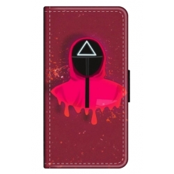 Husa personalizata tip carte HQPrint pentru Samsung Galaxy A14 5G, model Squid Game 6, multicolor, S1D1M0178