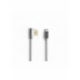 Cablu Date & Incarcare MicroUSB - 90 Grade (Argintiu) REMAX Emperor