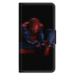 Husa personalizata tip carte HQPrint pentru Samsung Galaxy A22, model Spiderman 2, multicolor, S1D1M0168