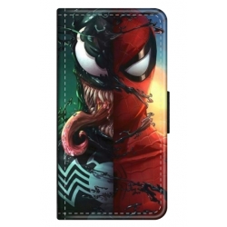 Husa personalizata tip carte HQPrint pentru Samsung Galaxy A22, model Spiderman 5, multicolor, S1D1M0171