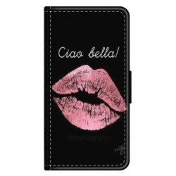 Husa personalizata tip carte HQPrint pentru Samsung Galaxy A22, model Ciao Bella, multicolor, S1D1M0261