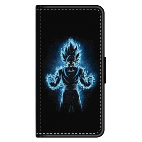 Husa personalizata tip carte HQPrint pentru Samsung Galaxy A22 5G, model Goku, multicolor, S1D1M0087