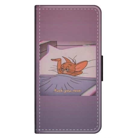 Husa personalizata tip carte HQPrint pentru Samsung Galaxy A22 5G, model Jerry 1, multicolor, S1D1M0104